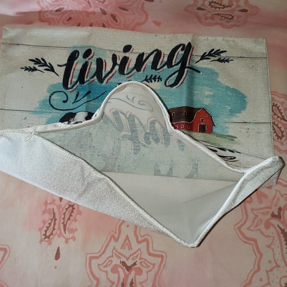 Country Life Pillow Cover. Wagon Wheel. Farm Barn - Picture 5 of 10